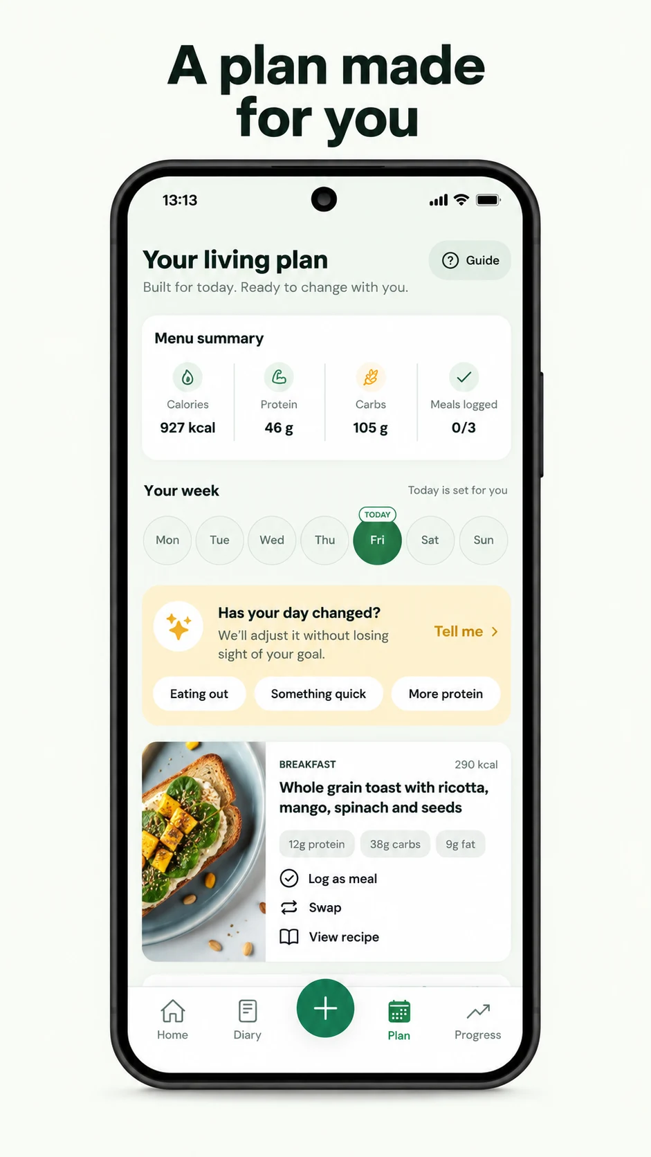 Planeat - AI Calorie Counter screenshot