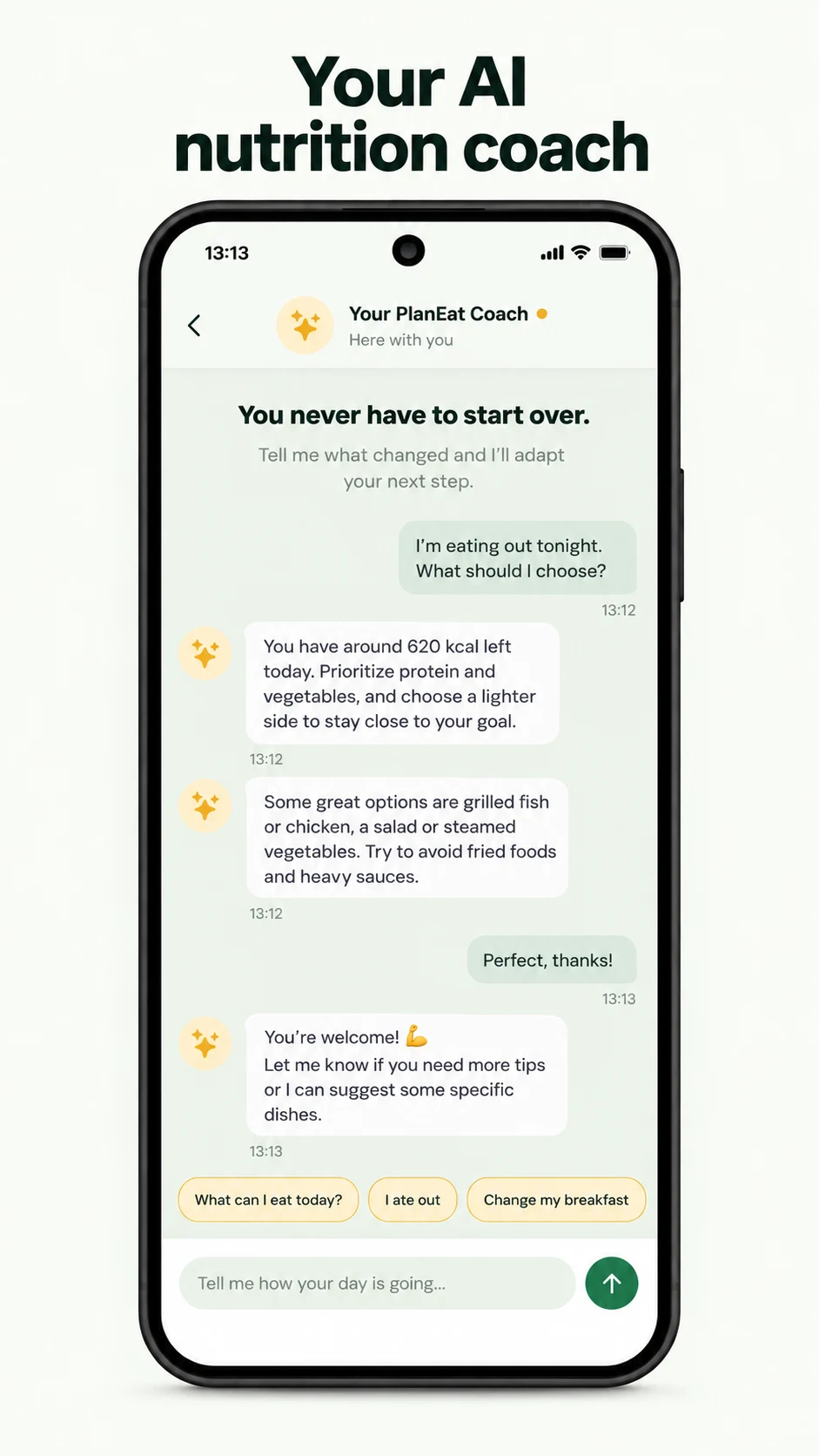 Planeat - AI Calorie Counter screenshot
